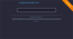 Desktop Screenshot of evergladessafarigifts.com